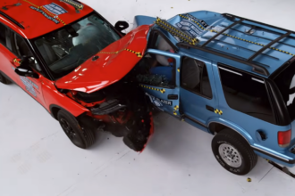 a 1996 chevy blazer crash test shows how far suv safety has come 6a40e9aaf2632