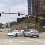 tesla model 3 runs red light and wrecks corvette in dashcam video 6a579953a3b15