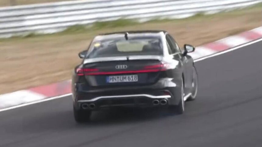 2027 audi s6 spied undisguised and looking ready to slide 6a71bf1a2e5fc