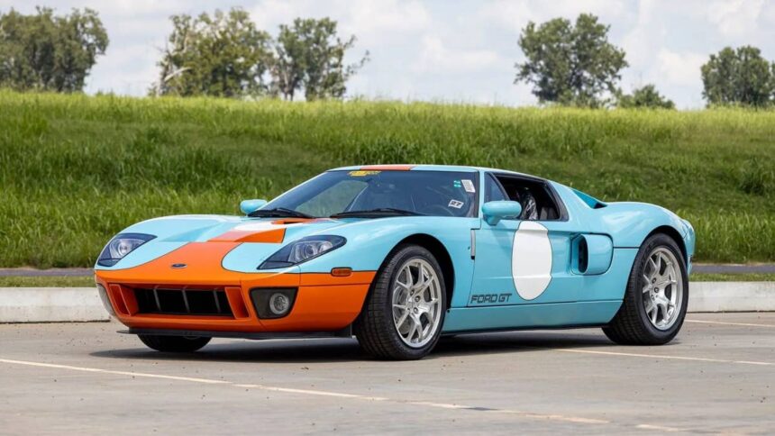 an 8 mile ford gt just sold for a record 2 1 million 6a78aaeeb1c11