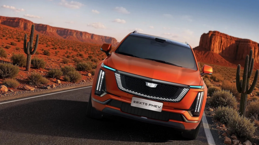 cadillacs first plug in hybrid suv has 96 miles of ev range but america cant have it 6a7f26647633f