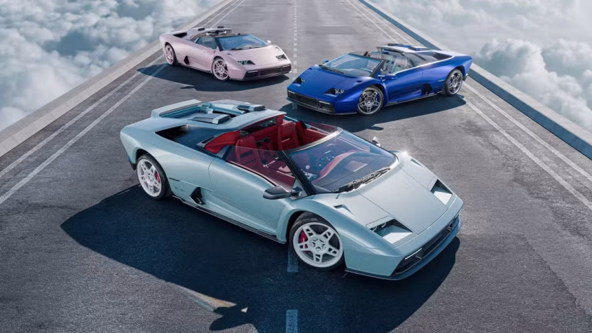 eccentrica reveals a carbon fiber lamborghini diablo roadster with a gated manual 6a7bb08669f79