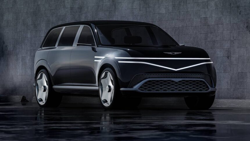 genesis biggest most luxurious ev is ready to break cover 6a73811878d0e