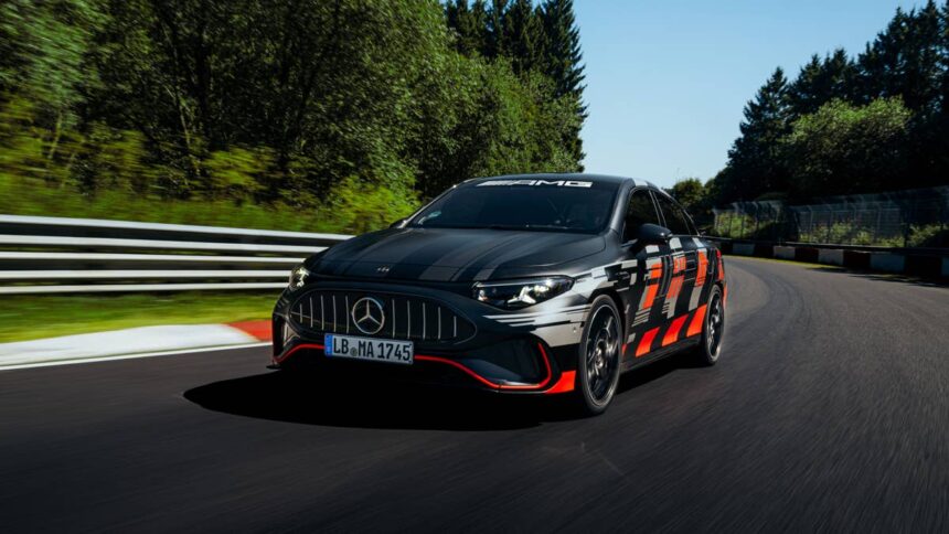 mercedes amgs 671 hp ev just beat a 1000 hp tesla at the nurburgring 6a7275e4f1c40