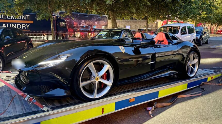 police seize 11 million in supercars in london crackdown including a 5m ferrari 6a7b23d51eee6