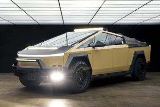 the tesla cybertrucks bare steel look gets a desert ready makeover 6a79b6475c5a7