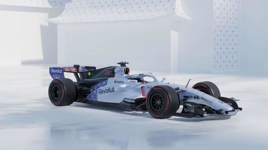 f1 audi prezinta o grafica speciala pentru cursa din singapore 6ac3b6895302f
